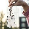 Alipis White Tiger Plush Keychain, White Tiger Mascot, Bag Charm, Cute Fluffy Animal Strap, Keys, Backpack Decoration, Gift (11cm)