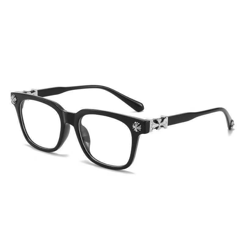 European-American Retro Anti-Blue Light Reading Glasses, Square Frame, Classic Design for Seniors