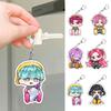 Witch Hunters Keychain Pendant Rich Character Modeling Lightweight Portable Key Chain Anime Girl Charm Key Holder Backpack Accessories