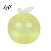Portable Hand Therapy Squeeze Toy Maltose Glitter Apple Stress Ball Soft TPR Slow Rising Fidget Rubber for Anxiety Relief Cute Fruit Decompression