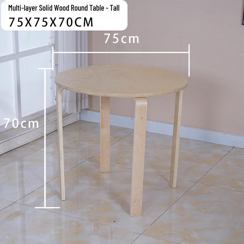Solid Wood Stool - High & Low Styles: Commercial, Dining, Low, Simple, Adult Bentwood