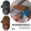 Leather Car Glasses Clip Sun Visor Multi-function Sunglasses Clip Car Styling For Volvo 240 C70 S40 S50 S60 S70 S80 S90 V40 V50 V60 V90 XC60 XC90