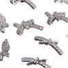 High Shine 3D Butterfly Zirconia Bow Nail Decorations