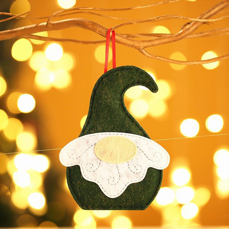 Red Christmas Tree and Car Ornaments - Stars, Bells & Couple Gifts