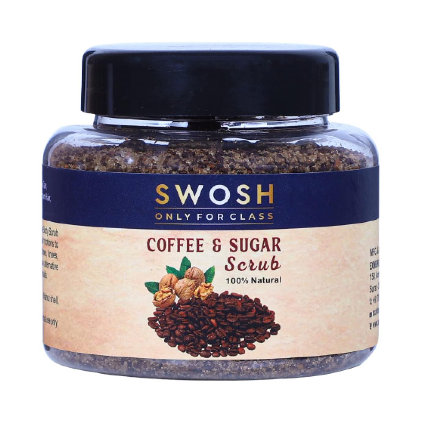 

Кофейно-сахарный скраб (115 г), Coffee and Sugar Scrub, Swosh