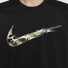 Nike Design com Estampa do Logotipo Dri-Fit Camiseta Confortável sem Mangas de Secagem Rápida Tops Masculinos Preto HM4463010