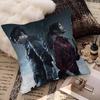 Fashion R-resident Game E-evil Maple Design Cushion Cover Happy Autumn Harvest Decor Holiday Decorati Pillow Cover