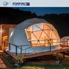 Warm Mountain Geodesic Stargazing Hotel Tent In Mid-Mountain Scenic Grassland