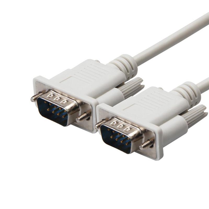 9-Pin RS232 Serial Cable DB9 Male-to-Male, Straight-Through, 1.5 Meters