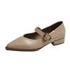 New Style Fashionable Comfortable Elegant Toe Shoes Women's Sweet Cool Mary Jane Shoes Evening Night Versatile Scoop Shoes