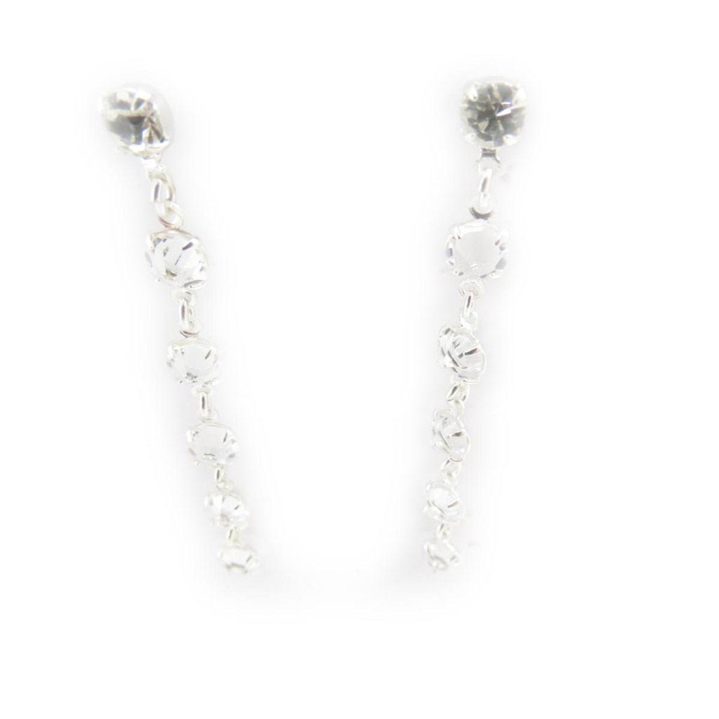 Les Trésors De Lily [J5407] - Weiße Designer-Ohrringe „Sissi“