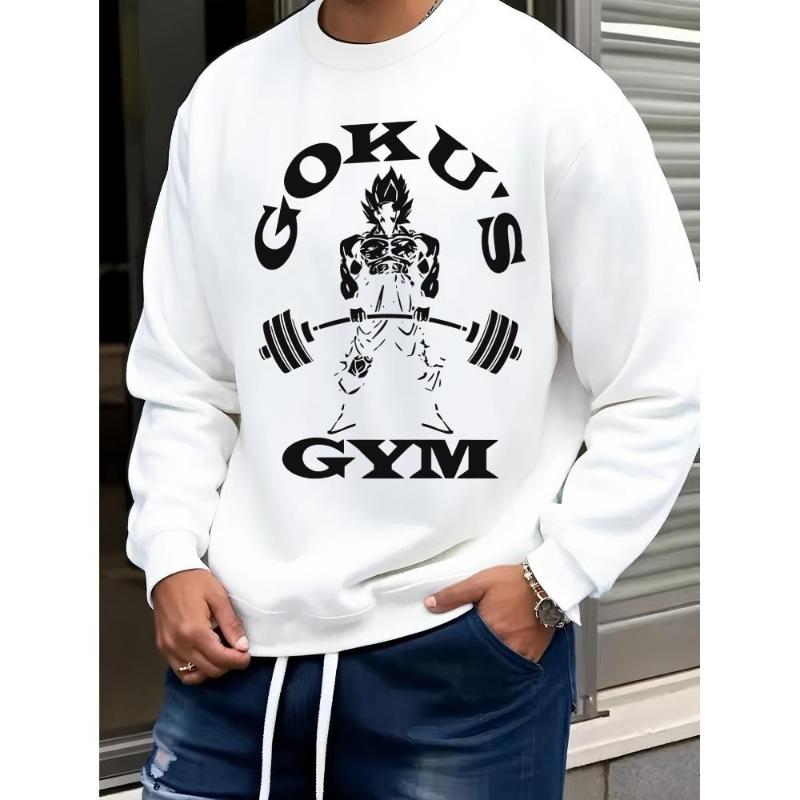 

Dragon Ball Crew Neck Sweatshirt, Shrink-Resistant Fabric, Low-Maintenance Daily Wear S