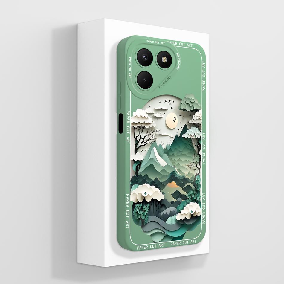 Case For Tecno Pova 7 Pro / 7 Ultra / 7 Neo Cool Bear Soft Liquid Silicone Phone Shell For Tecno Pova7 4G 5G Durable Back Cover