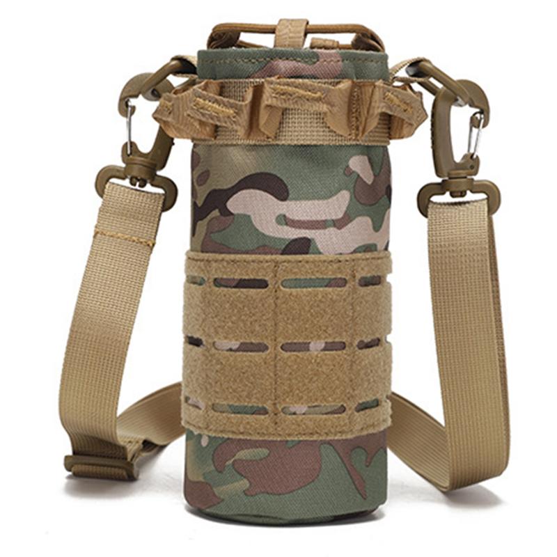 Classy-3PCS Outdoor Water Cup Bag Camouflage Water Cup Set Molle Waist Hanging Water Cup Set Bicycle Water Cup Bag камуфляжный