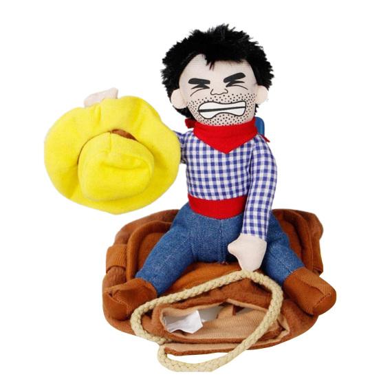 

Забавный костюм для домашних животных без рукавов из хлопка для домашних животных в ковбойском стиле, костюм для собак, товары для домашних животных M