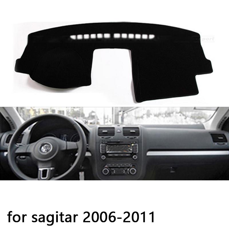 För Volkswagen Golf 5 MK5 A5 2004 -2008 Höger- och Vänsterstyrd Bil Instrumentbrädesöverdrag Mat Skugga Kudde Pad Mattor Tillbehör