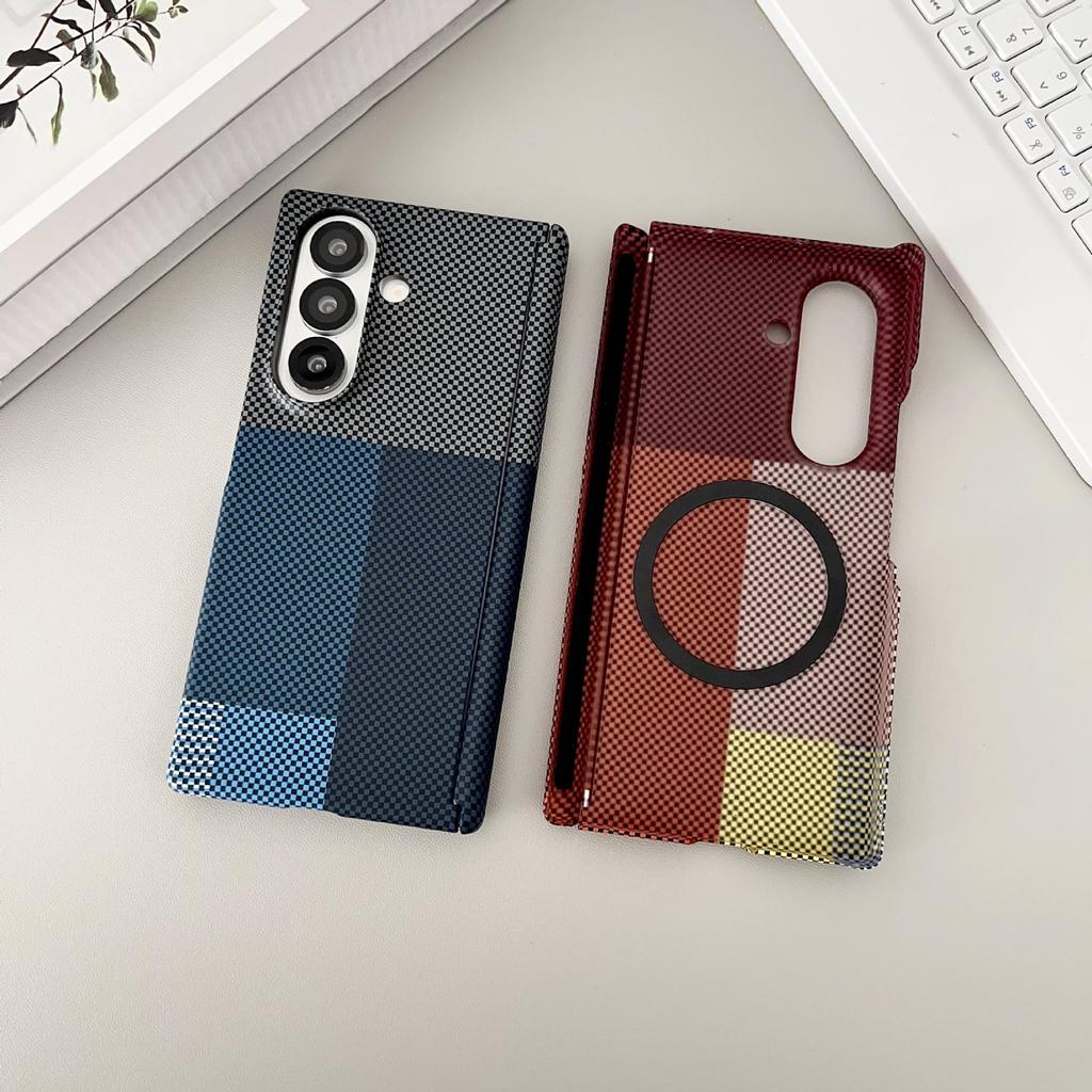 Huawei MateX6 Magnetische Hülle & Samsung Z Fold7 Dual-Scharnierschutz mit PC-Fasertextur