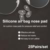 Diy Air Chamber Clear Oval Eyeglass Nose Bracket Silicone Nose Pads Eyewear Bracket Anti-Drop Sunglasses Glasses Accessories