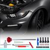 30pcs Car Quick Change Tire Valve Tool Kit Valve Stem Tire Valve Stem Replacement T-Hook Motorcycle Car Accessories