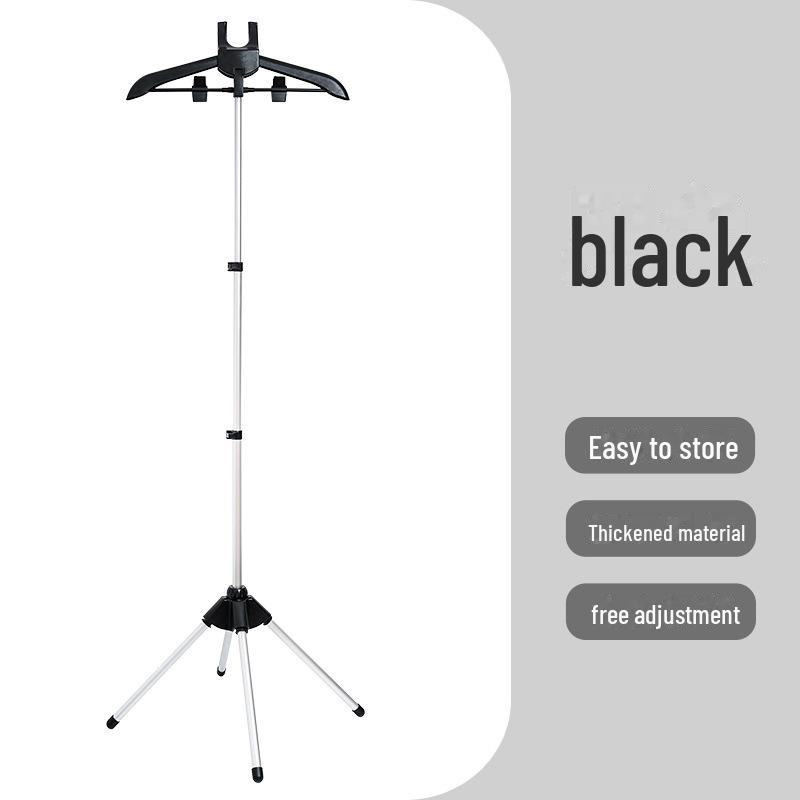 Faltbarer Kleiderbügel mit Handbügelbrett und verstellbarem Stützgestell