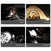 Rechargeable LED Work Light, 2-in-1 Inspection Light (360 Degree Rotation) and 5W COB LED Torch Light with Magnetic Base and Hook