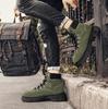 Nowe Męskie Klasyczne Jesienno-Zimowe Modne Wysokie Buty na Grubej Podeszwie do Skateboardingu Wygodne Miękkie Podeszwy Koszykarskie Sneakersy