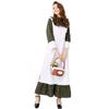 M L XL Womens Halloween Long Dress Maid Costume Beer Festival Cosplay Party Outfit