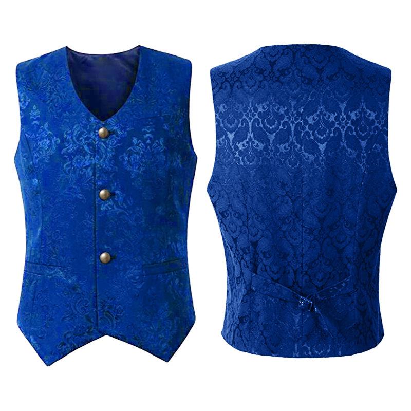 Gilet court rétro médiéval pour homme pour Halloween