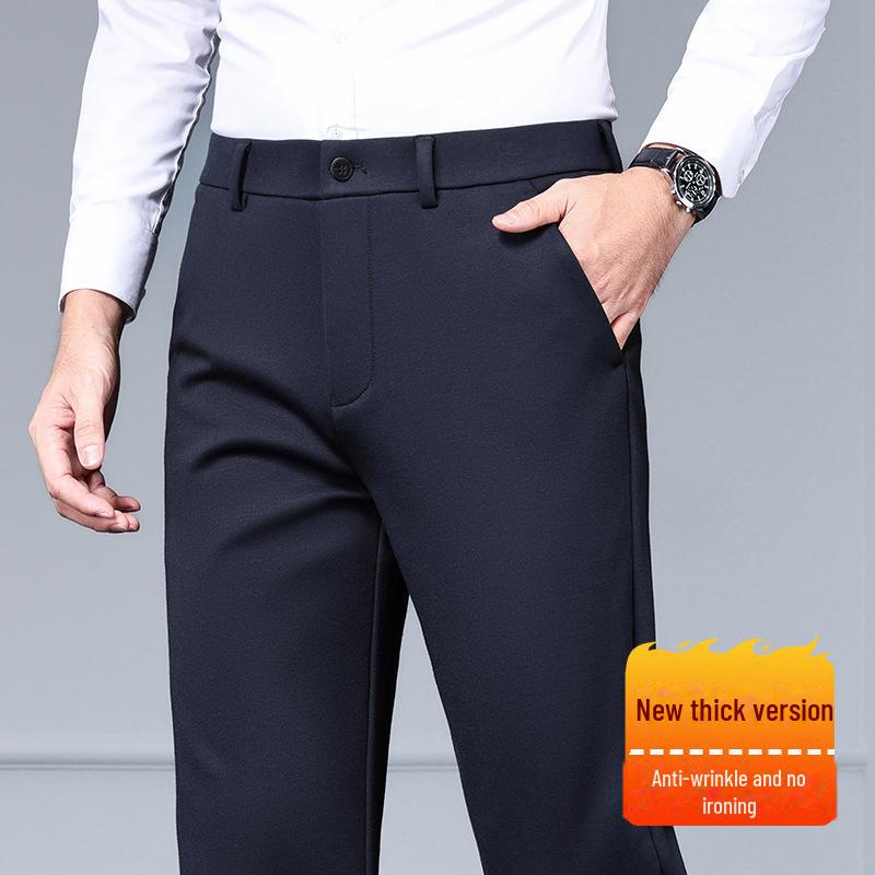 

Мужские повседневные брюки большого размера с утолщенной подкладкой из бархата - Новая коллекция осень/зима 2024 36