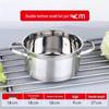 Stainless Steel Single-Serve Mini Hot Pot with Induction Compatibility and Extra Thick Design for One Person