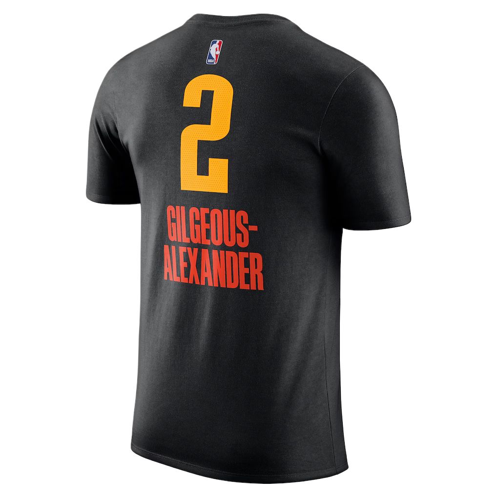 Nike NBA Crew Neck Pullover Short Sleeve City Edition 2024/25 Oklahoma City Thunder Shai Gilgeous-Alexander Jersey Unisex jersey HJ2783-011