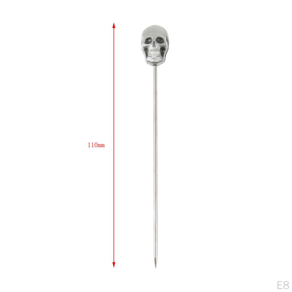1Pc Cocktail Pick Stainless Steel Bar Tool Reusable