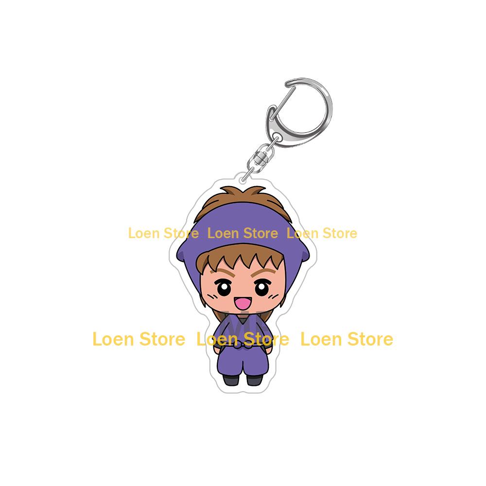 Nintama Rantarou Mascot Kirimaru Shinbei Kuroki Nanatsumatsu Tobe-sensei Doi-sensei Chibi Anime Acrylic keychain Bag pendant Toy