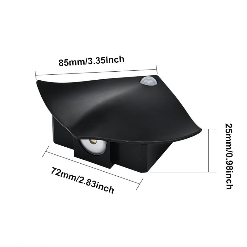 

Уникальный настенный светильник в виде ската манта - Светодиодный диммируемый креативный настенный светильник с животным для детской комнаты, спальни, гостиной, домашнего декора Nature White(3500-5500K)&black