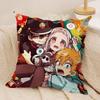 TToilet BBound HHanakokun Cushion Cover Soft Plush Throw Pillow Cover DoubleSided Decorative Case Sofa Bedroom Home Decor