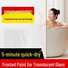 Frosted Glass Privacy Paint
