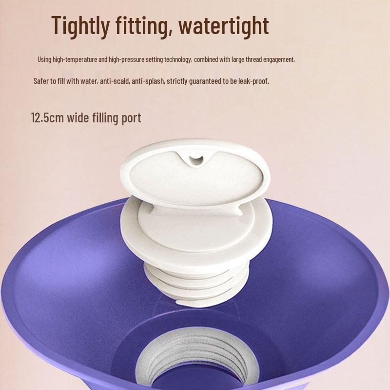 Extra Large Hot Water Bottle - Bed & Foot Warmer with Special Large Capacity