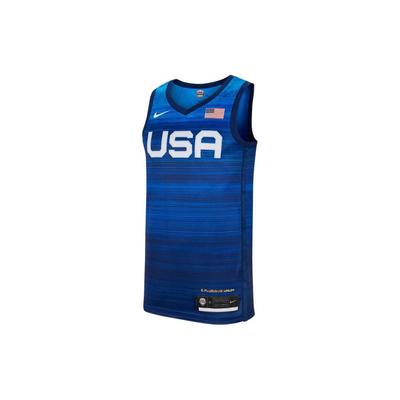 2020 USA National Team Away Basketball Jersey Men Tops Blue CQ0145-451