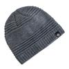New Style Unisex Fur Lined Beanie Hat Keep Warm Winter Hat Thick Hat For Men And Women Snow Label Fashion Winter Cap
