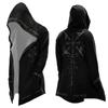 Men's Hooded Cape with Printed Pattern for Halloween Costume