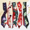 Clothing Accessories Christmas Hair Band Hair Ribbon Female Printed Scarf Long Silk Scarf