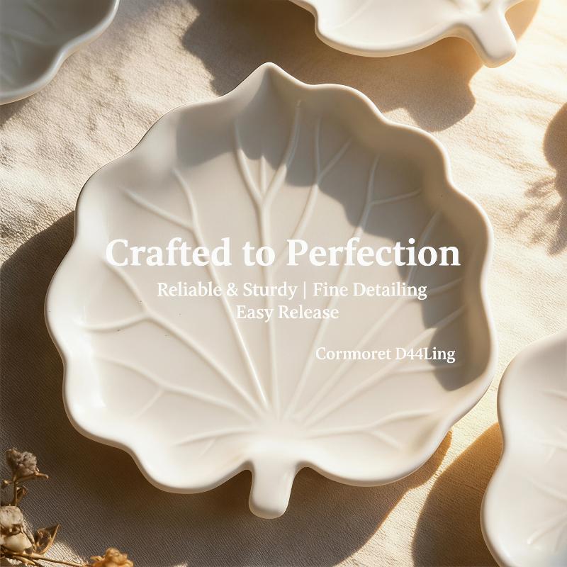 DIY Leaf Shape Coaster Silicone Mold Heat Resistant Mould for Epoxy Resin Gypsum Handmade Desktop Decor Craft Gifts Making