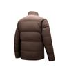 Anta Serie Allenamento Monocolore Collo Corto alla Coreana Casual Versatile Caldo Resistente all'Acqua Giacca Piumino Outdoor Uomo Giacca Marrone Castagna 952547902-2
