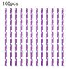100Pcs Disposable Paper Straws Food Grade BPA Free Rich Color Holiday Party Heart Dot Print Drinking Water Straws