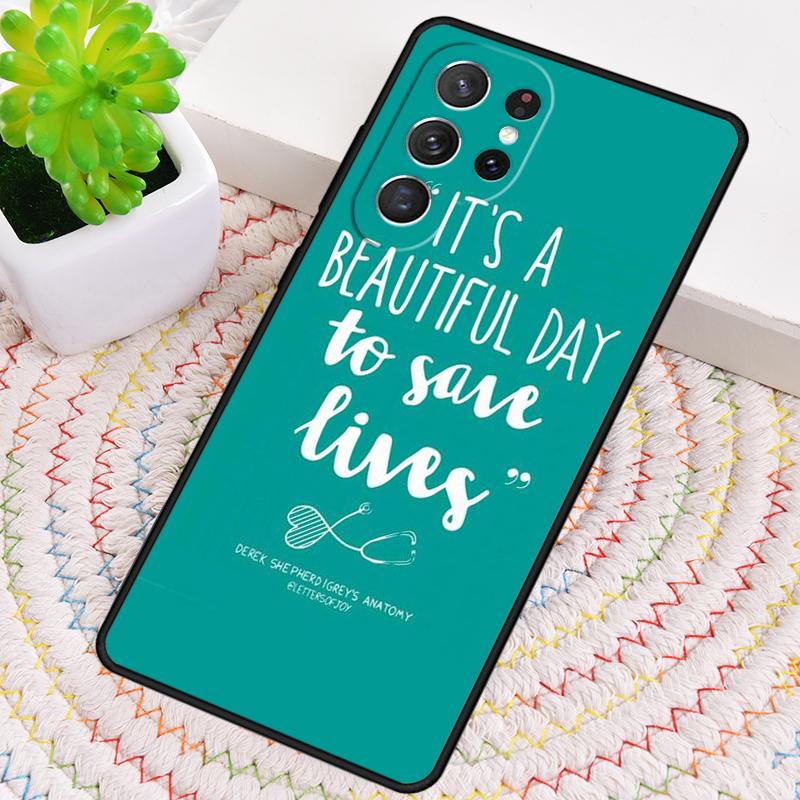 Coque Capa GREYS ANATOMY Phone Case for Samsung Galaxy note 10 pro S26 Ultra S23 S24 FE S25 S21 S22 PLUS shockproof Cove