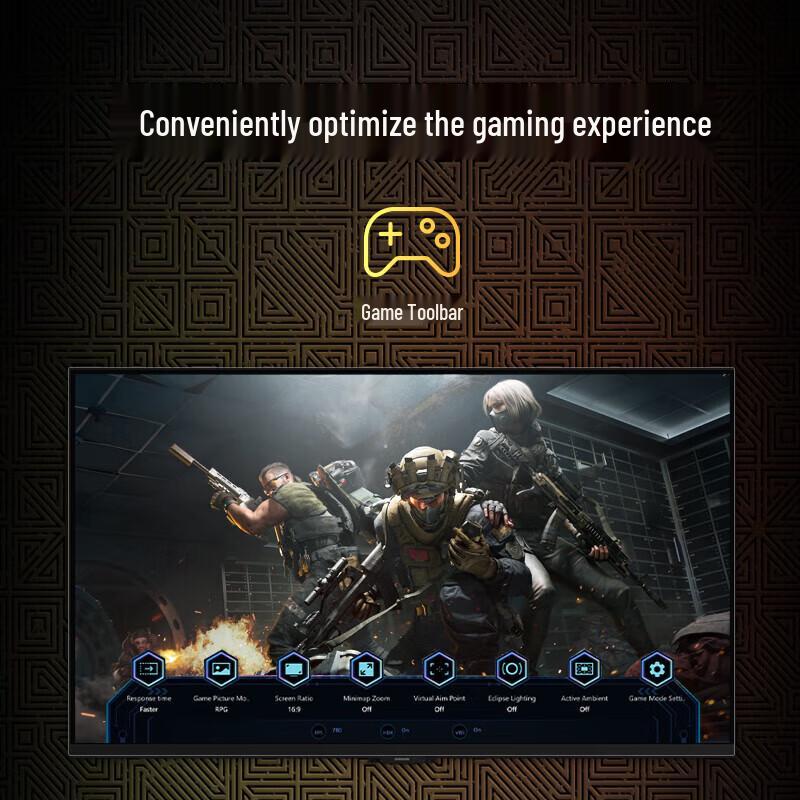Samsung Odyssey G70B 32-inch 4K 144Hz Gaming Monitor CN Plug (adapter Included)