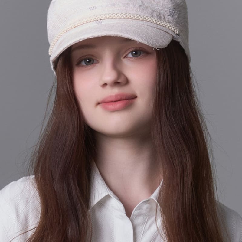 WHITE SANDS Linen Logo Jacquard Sailor Cap Tampere (4 Colors)