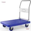 Portable Folding Flatbed Hand Cart for Shopping and Transport