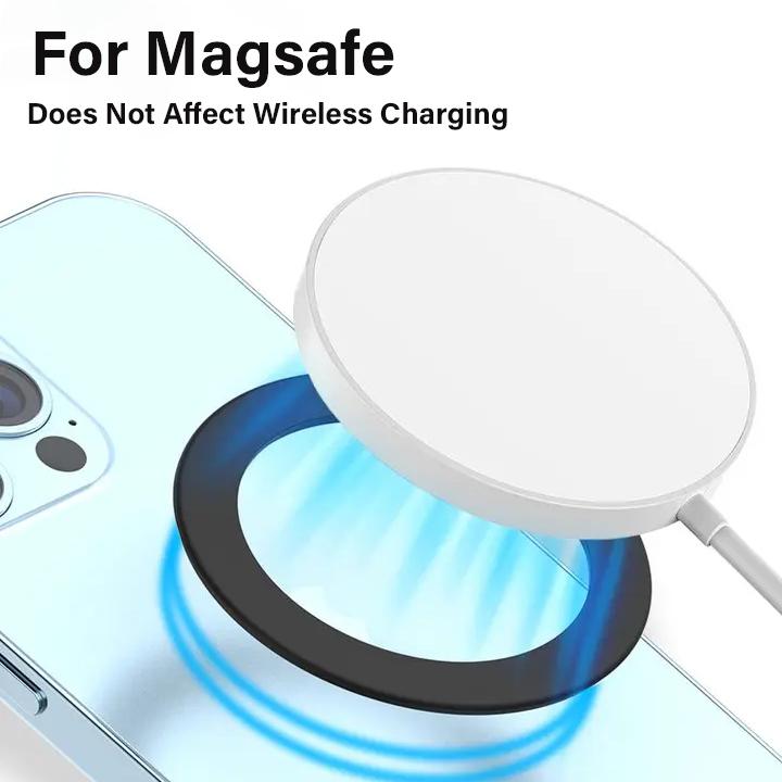 Magnetic Patch for Magsafe Wireless Charging Car Phone Holder Magnet Ring for iPhone 17 16 15 Pro Max Mini XS XR Samsung Xiaomi