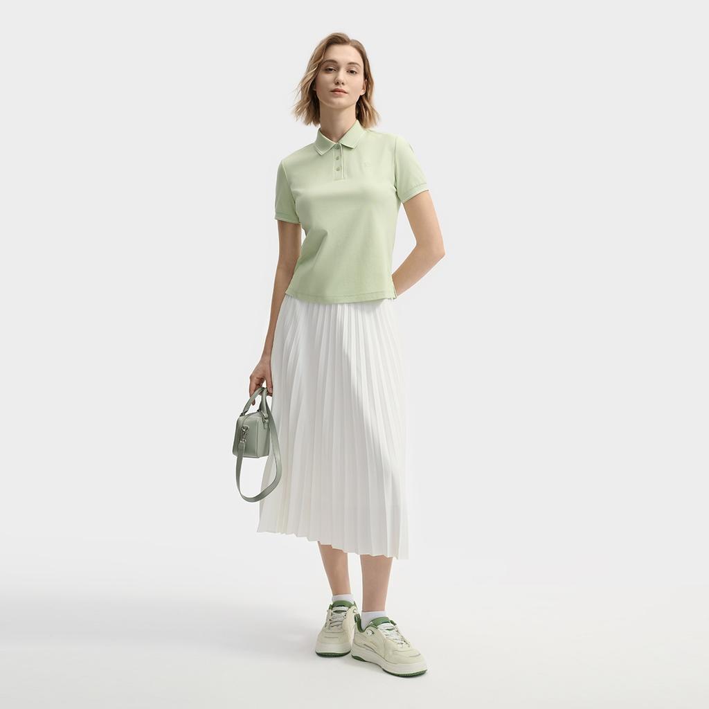 FILA WHITE Polo Shirt Women's Herbal Green F11W523105F-LG